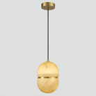 Alabaster Oval Pendant 5.9" D 7.1" D - Blushlighting