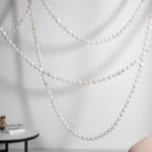 Alabaster Pearl Necklace Chandelier-Chandelier-Blushlighting-Blushlighting