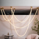 Alabaster Pearl Necklace Chandelier-Chandelier-Blushlighting-Blushlighting