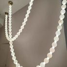 Alabaster Pearl Necklace Chandelier-Chandelier-Blushlighting-Blushlighting