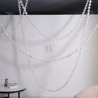 Alabaster Pearl Necklace Chandelier-Chandelier-Blushlighting-Blushlighting