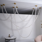 Alabaster Pearl Necklace Chandelier-Chandelier-Blushlighting-Blushlighting