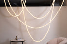 Alabaster Pearl Necklace Chandelier-Chandelier-Blushlighting-Blushlighting
