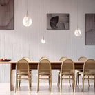 Alabaster Rain Pendant Lighting, Dining Table Pendant - 7" D x 13.4" HBlushlighting