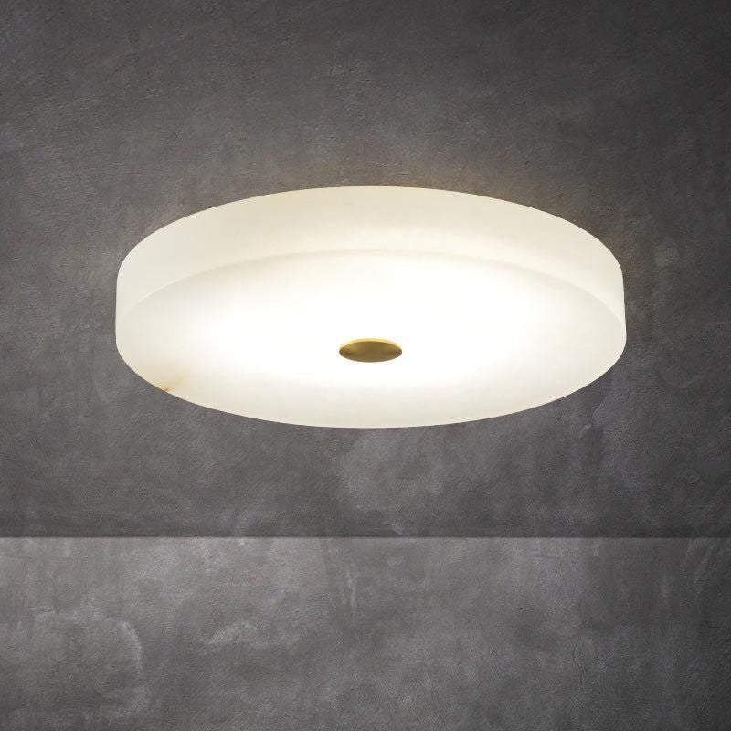 Alabaster Round Led Flushmount 11.8" 15.7" 19.7"-Flush Mount-Blushlighting