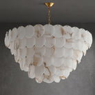 Alabaster Shell Brass Chandelier with 2/3/4/5/6 layer-Blushlighting