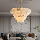 Alabaster Shell Brass Chandelier with 2/3/4/5/6 layer-Blushlighting