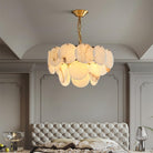 Alabaster Shell Brass Chandelier with 2/3/4/5/6 layer-Blushlighting