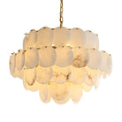 Alabaster Shell Brass Chandelier with 2/3/4/5/6 layer-Blushlighting