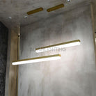 Alabaster Simple Kitchen Island Linear Chandelier-Chandelier-Blushlighting-47.24"L*2.36"W*2.36"H-Black-Blushlighting