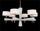 Alabaster Six - Light Chandelier - Blushlighting