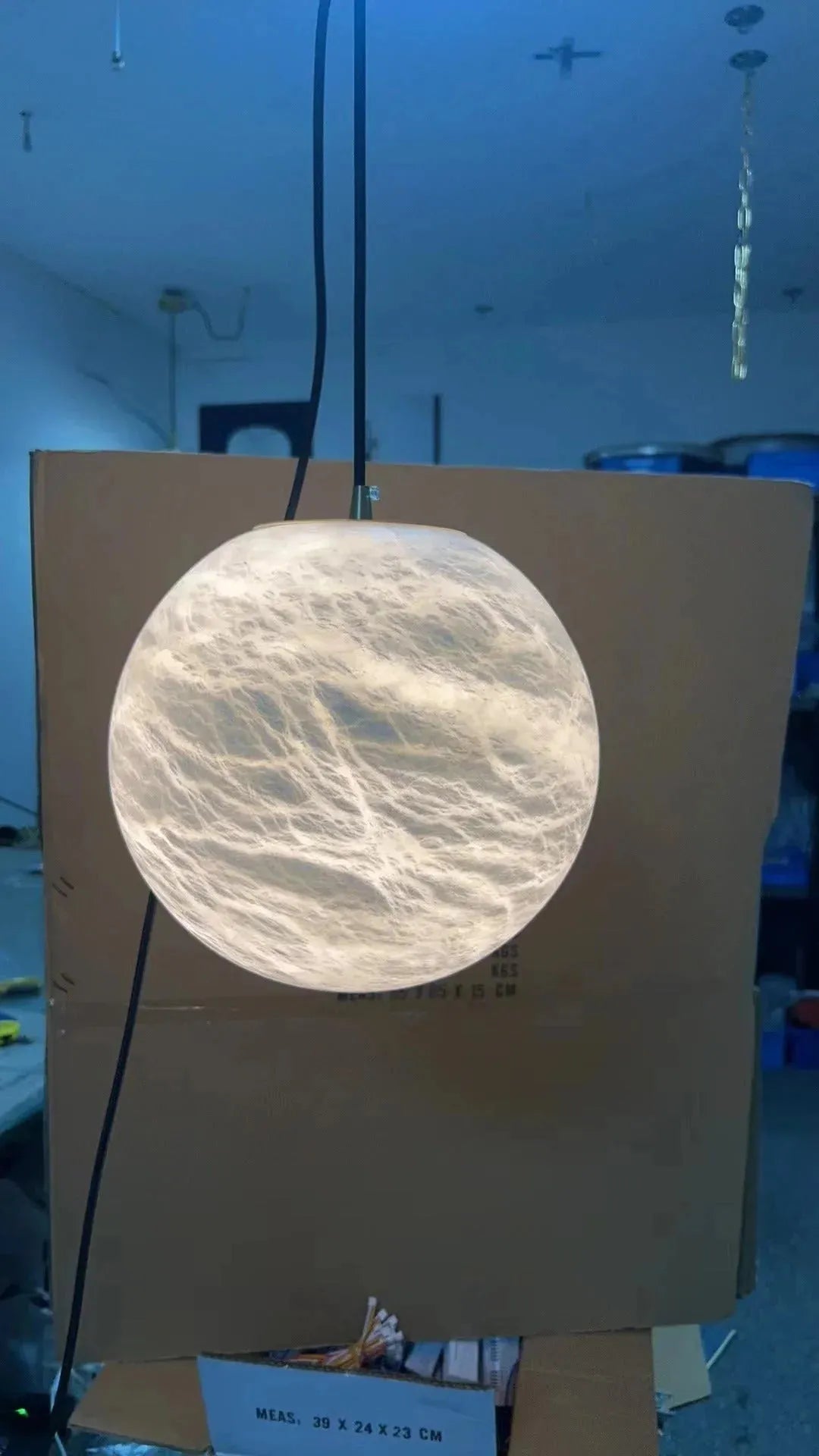 Alabaster Spherical Pendant Light - 5" DBlushlighting