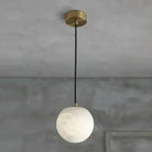 Alabaster Spherical Pendant Light - 5" DBlushlighting