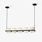 Alabaster Square Box Chandelier with 4/5/6/8/9 heads-Blushlighting