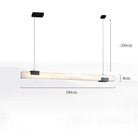 Alabaster Square Pillar Dining Chandelier - 39.37" LBlushlighting