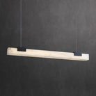 Alabaster Square Pillar Dining Chandelier-chandeliers for dining room,chandeliers for stairways,chandeliers for foyer,chandeliers for bedrooms,chandeliers for kitchen,chandeliers for living room-Blushlighting