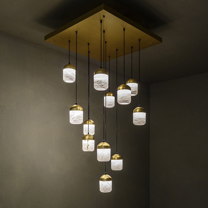 Alabaster Staircases Chandelier - Blushlighting