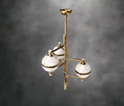 Alabaster Suspension Chandelier - Blushlighting