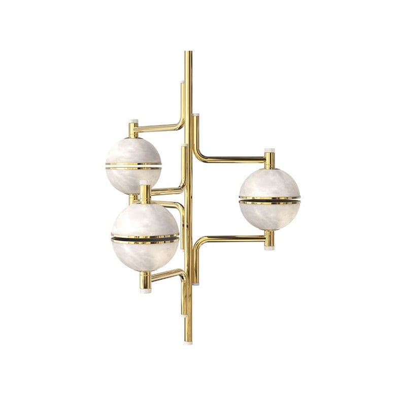 Alabaster Suspension Chandelier - Blushlighting