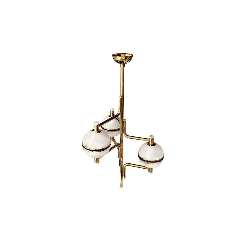 Alabaster Suspension Chandelier - Blushlighting