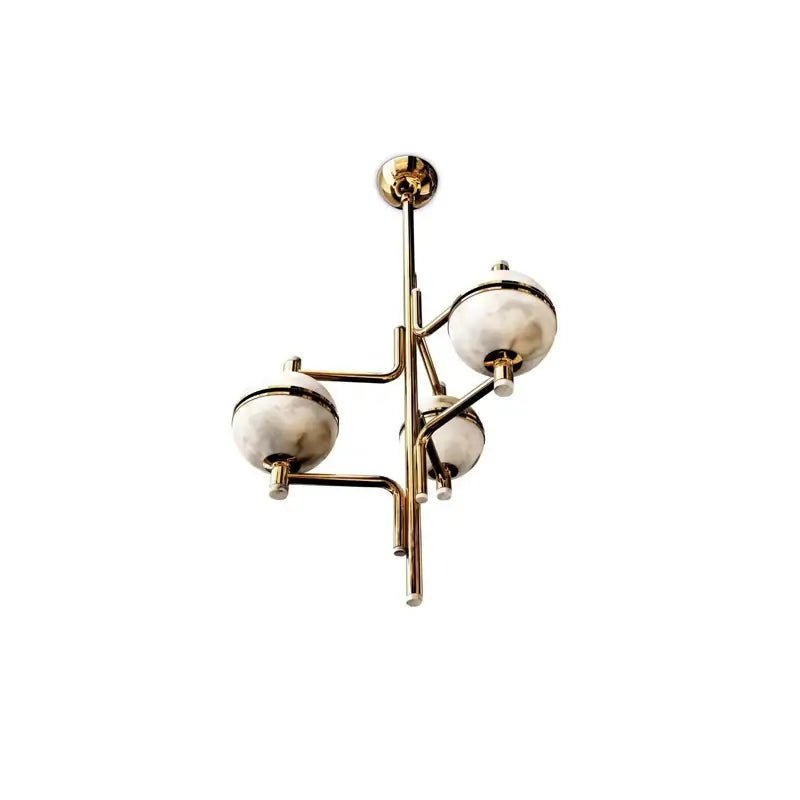 Alabaster Suspension Chandelier - Blushlighting