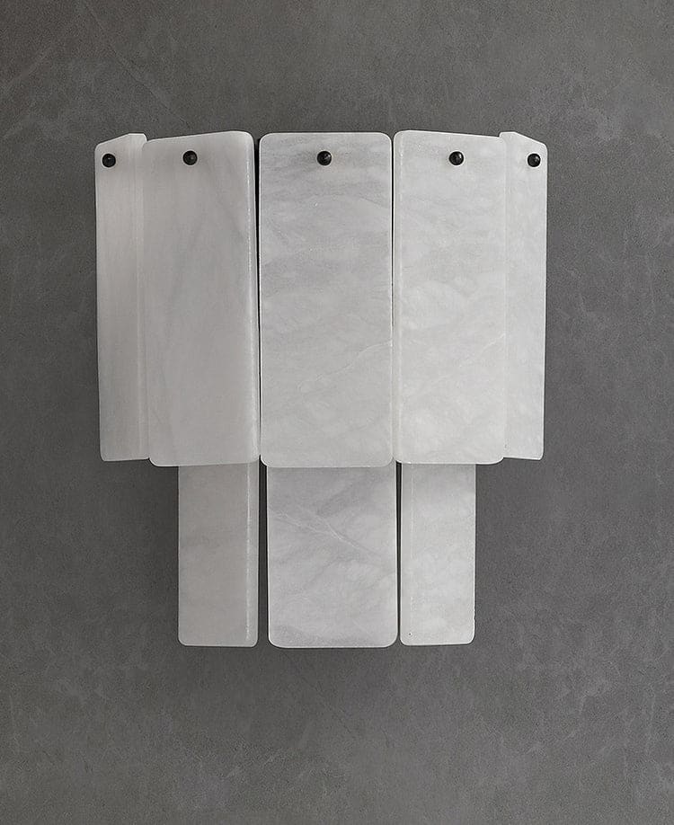 Alabaster Wall Lamp - BrassBlushlighting