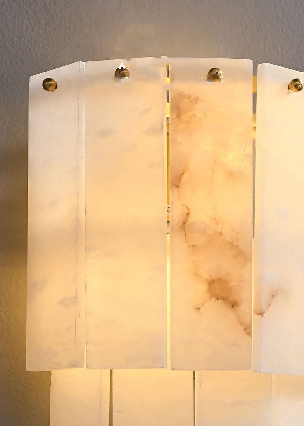 Alabaster Wall Lamp - Matte BlackBlushlighting