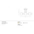 Alabastera Orb 3 Pendant-Blushlighting-Blushlighting