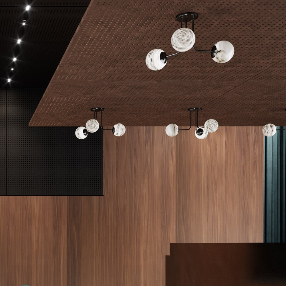 Alabastera Orb 3 Pendant-Blushlighting-Blushlighting