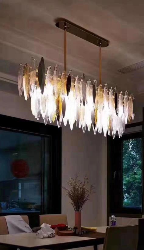 Alba 2-Tier Linear Chandelier - NickelAlba DarkBlushlighting