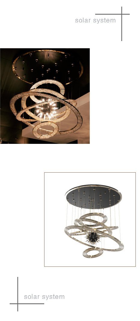 Aleron Crystal Ring Sputnik Chandelier - 24"w x 26"hBlushlighting