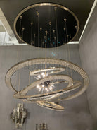 Aleron Crystal Ring Sputnik Chandelier - 47"w x 47"hBlushlighting