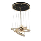 Aleron Crystal Ring Sputnik Chandelier - 24"w x 26"hBlushlighting