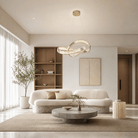 Aletta Slim Halo Chandelier - Φ600*H80mmBlushlighting