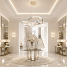 Aletta Slim Halo Chandelier - Φ800*H80mmBlushlighting