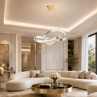 Aletta Slim Halo Chandelier - Φ800*H80mmBlushlighting