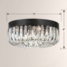 Alice 5 Light Round Flushmount 15" - Blushlighting