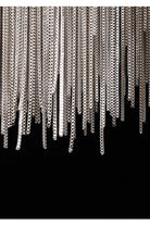 Alisa Luxury Round Chain Tassel Chandelier - W20" X H12"Blushlighting