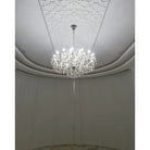 Allumage Extra Wide Classic Crystal Chandelier - 24" Width x 22" Height 6 LightsGoldClear CrystalBlushlighting
