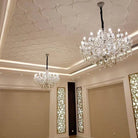 Allumage Extra Wide Classic Crystal Chandelier - 24" Width x 22" Height 6 LightsGoldClear CrystalBlushlighting