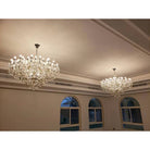 Allumage Extra Wide Classic Crystal Chandelier - 24" Width x 22" Height 6 LightsGoldClear CrystalBlushlighting