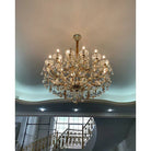 Allumage Extra Wide Classic Crystal Chandelier - 24" Width x 22" Height 6 LightsGoldClear CrystalBlushlighting