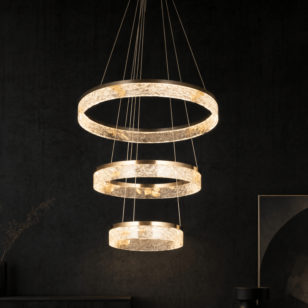 Alps Modern Sculptural Ring Chandelier - Blushlighting