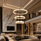 Alps Modern Sculptural Ring Chandelier - Blushlighting