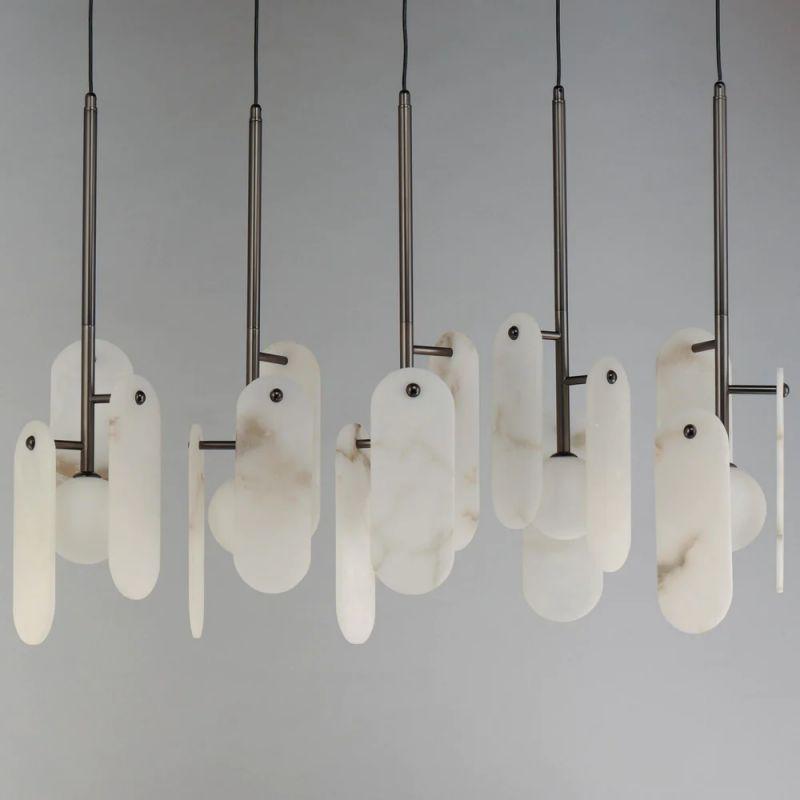 Alabaster Megalith 5-Light Chandelier