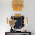 Althely 8 Lights 2 - Tier Chandelier - GoldBlushlighting