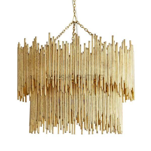 Althely 8 Lights 2 - Tier Chandelier - GoldBlushlighting
