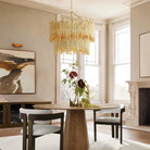 Althely 8 Lights 2 - Tier Chandelier - GoldBlushlighting