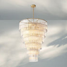 Amadeon Grand Round Chandelier 36"-Brass-