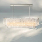 Amadeon Rectangular Chandelier 54‘’ 72‘’-54''-Nickel-